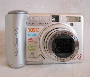 回顧經典 正品Canon PowerShot A75 CCD數碼相機，效果出眾，贈送1G卡